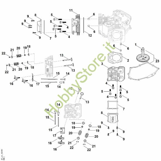 Picture of I - Albero a camme e valvole EVC 7000.0 (EVC7000-0001)